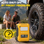 Tire Inflator Portable Air Compressor Compatible with Dewalt 20V Battery, 160PSI Air Pump with Dual Digital Screen, Auto Shut-Off, 5X Faster Inflation & Deflation for Car, Motor (Tool Only)