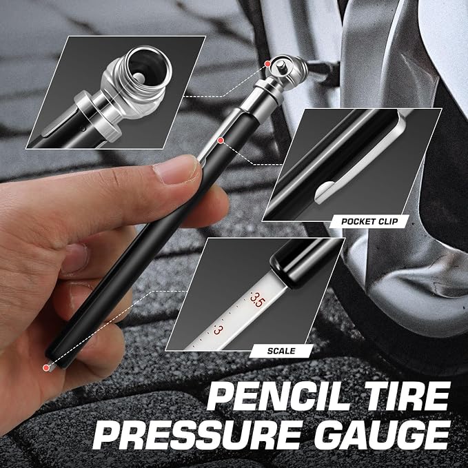 2 Ton Jack Kit Scissor Jack for Car, Tire Jack Tool Kit Universal Emergency Kit with Lug Wrench, Tire Changing Kit Portable Ideal for SUV and Auto,TOOLS-00777