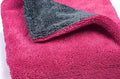 1500gsm Scratch Free XL Ultra Absorbent Pink Mega Microfiber Professional Car Drying Towel, Twisted Loop 24" x 36" for Detailing Cars (1)