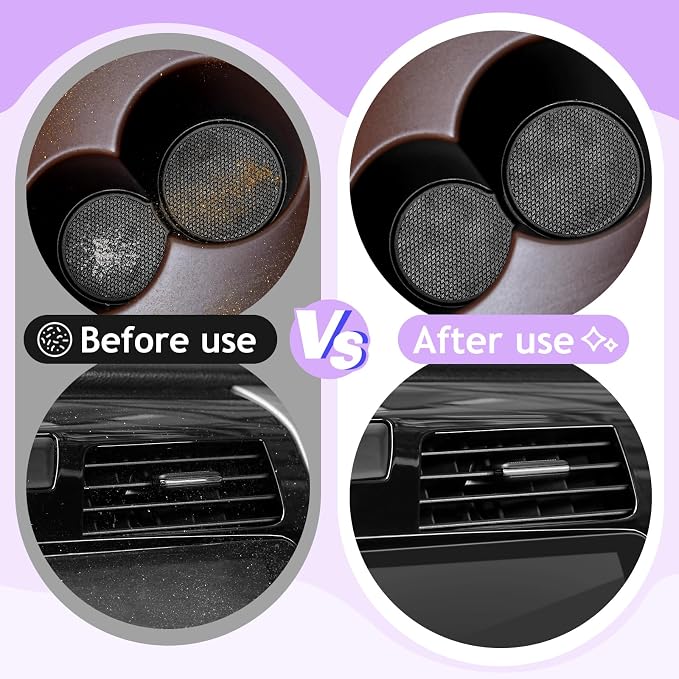 Car Cleaning Gel Car Cleaning Putty Car Putty Car Interior Cleaner Car Slime Car Detailing Kit Car Accessories Gifts for Men Women Stocking Stuffers Purple