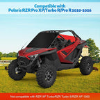 600D UTV Windshield Snow Cover Compatible with Polaris RZR Pro XP/Turbo R/Pro R 2020-2026, Transport Windshield Protector for Ice and Snow