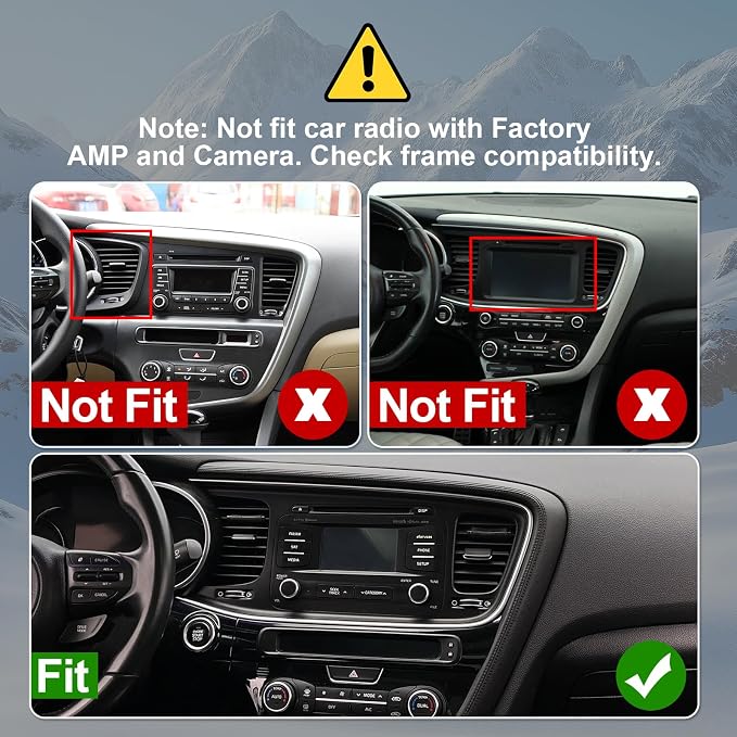 Linux Double Din Car Stereo for Kia Optima K5 2011-2015 with 9 Inch Touchscreen Radio Built-in Wireless Carplay/Android Auto/Bluetooth/FM/AUX-in/Steering Wheel Controls/Backup Camera