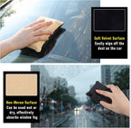 2pcs Window Defogger Sponge Car Windshield Cleaner Absorbent Glass Defogger Cleaning Sponge for Streak Free Glass Cleaning Sponges for Car Window Vessels Bathroom Mirrors Foggy Surface