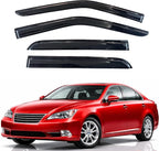 KPY Rain Guards Fit for 2007-2012 Lexus ES350, Out-Channel Window Visors Vent Wind Deflectors 4PC, Car Accessories for 07-12 Lexus ES Series