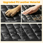 Waterproof Scratchproof Pet Bench Seat Covers for Cars, SUVs, Nonslip Durable Back Seat Cover for Dogs, Washable Backseat Protection