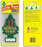 Car Air Freshener | Hanging Tree Provides Long Lasting Scent for Auto and Home | Royal Pine, 24 Air Fresheners