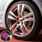 8PCS Bling Crystal Diamond Tire Stem Valve Caps, Dustproof Universal Tire Valve Stem Covers for Cars, SUV, Trucks, Bikes, Motorcycles, Bicycles (Magenta)