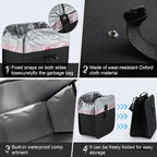 Foldable Car Trash Can, Collapsible Garbage Bin for Automotive, Hanging Waterproof Leakproof Storage Bag, 3.9 Gallon