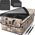 Trunk Organizer For SUV Car Trunk Organizer, Foldable Storage, Car Accessories for Women Men, Collapsible Bag, 600D Oxford, Non Slip Bottom, Straps, Soft Cover (85L)