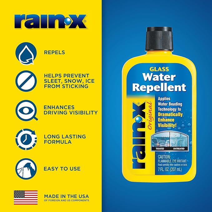 800002243 Glass Treatment, 7 oz. - Exterior Glass Treatment To Dramatically Improve Wet Weather Driving Visibility During All Weather Conditions