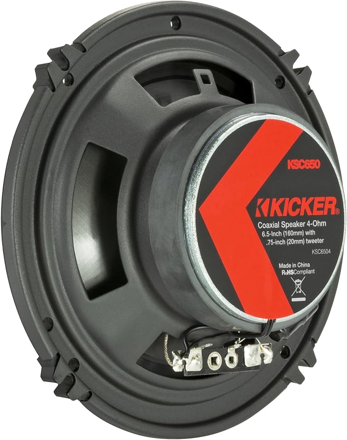51KSC6504 KS-Series 6.5" Coaxial Speakers with.75" tweeters, 4-Ohm, Pair