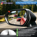 Blind Spot Mirror Compatible with Toyota Camry 2018-2025 Corolla 2019-2025 Prius 2016-2022, Custom Fitted Convex Stick On Rear View Mirror for Side Mirror Extended View, 2 Pack (Left & Right)