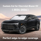 Windshield Sunshade Compatible for Chevrolet Blazer EV 2024 2025 2026, Sun Visor for Front Windshield & Window Sun Shade Cover, UV Heat Blocker & Protector, Car Accessories