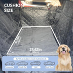 Dog Car Seat Cover for Pets Waterproof Seat Cover Hammock Scratch Proof Nonslip Back Seat Pet Bed Mat for Travel Durable Soft Back Seat Covers for Cars Trucks and SUVs (23.5 x 51 inch)