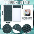 2 Pack Car Seat Towel Covers Athletic Running Towel Performance Microfiber Post Workout Sweat Washable Cover Non Slip for Seat Outdoor Sport (Green Splat)