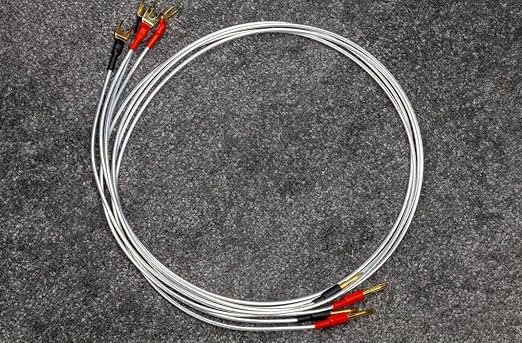 Premium Silver Cable Set - 6FT for Super Tweeters (Pair)