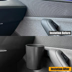 2PCS Car Door Cup Holder for Tesla Model Y 2025 Junior,Left&Right Side Door Drink Cup Holder Expander Organizer Accessory