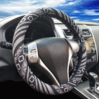 Boho Steering Wheel Cover for Women Men Baja Blanket Enthic Car Steering Wheel Cover Ethnic Car SUV Wheel Protector, Breathable, Anti-Slip, Odorless, Universal Fit 14.5-15 Inch