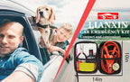 Emergency Roadside Kit for Car With Jumper Cables, Gift for New Drivers | Car Emergency Kit Easy to Carry with Headlamp Tow Rope, Gloves, Pliers, for Breakdowns, Travel for Women and Man Teen Boys