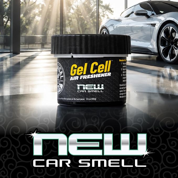 New Car Scent Gel Can Air Freshener, Adjustable Car Air Freshener Gel With Touchless Vent Control For Cup Holder, Under Seat, Office And Home Use - 3 Pack