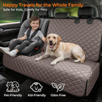 Dog Car Seat Cover for Back Seat - Waterproof Car Seat Protector for Child Carseat & Pets, Nonslip Car Seat Covers for Mid-Size Cars & Mid-Size SUVs