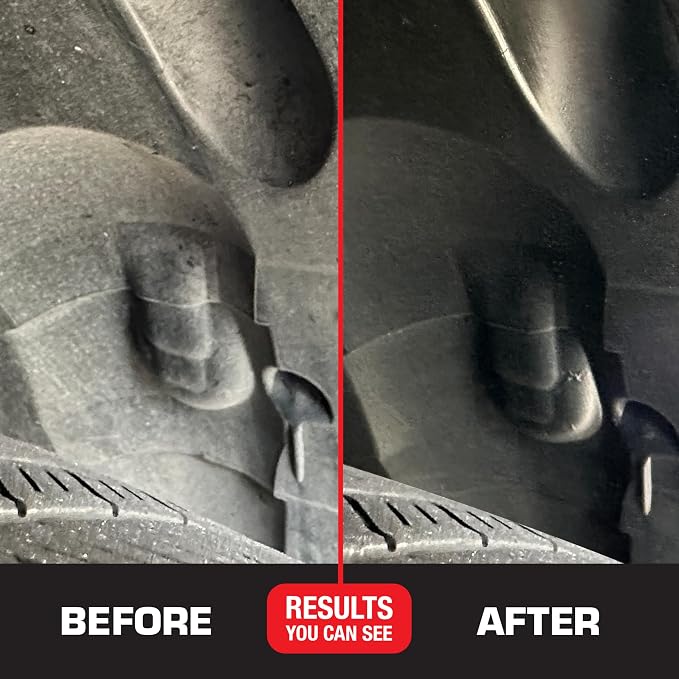 120252 Pro Wheel Well & Undercarriage Protecant from Water, Mud, Roadside Salt Build up & More, Restores to Like New Finish