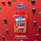 Fraganzia Crystal Beads Air Freshener, Long Lasting Room Deodorizer and Odor Eliminator Gel Beads to Freshen Home, Car, or Office, Cherry Burst Scent, 12 Fl Oz