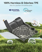 3W Floor Mats & Cargo Liner Fit for 2021-2025 2026 Ford Bronco 4 Door, TPE All Weather Custom Fit Floor Liner 1st 2nd Row and Full Set Trunk Mats, Black (Not for Bronco Sport & Rubberized Floor)