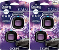 Car Vent Clip, Downy Calm Scent, 0.07 oz (Pack of 4)