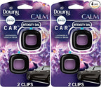 Car Vent Clip, Downy Calm Scent, 0.07 oz (Pack of 4)