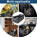 Trunk Organzier and Storage with Reinforced Handles,Car Accessories for Women/Men 50L Waterproof Polyester for Car/SUV/Minivan/Truck(Medium, Triangle)