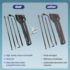 Spare Tire Tool Kit with Spare Tire Jack Handle and Wheel Lug Wrench Compatible with 2004 to 2018 Ford F150