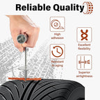 Sixzoo 60 PCS Tire Plugs Heavy Duty, 4" X 0.24" Tire Repair Plugs, Rubber Tires Plug, Tires Repair Strings for Tubeless Puncture Car, RV, SUV, ATV, Motorcycle, Truck,Tractor (Brown)