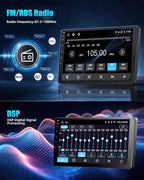 Car Stereo for Hyundai Elantra 2012-2013 9 Inch Car Radio with Bluetooth FM/RDS Carplay Android Auto Mirror Link SWC Backup Camera