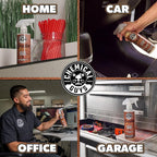 Leather Scent Premium Air Freshener & Odor Eliminator – Car Air Freshener Leather Scent– Eliminates Odors and Refreshes Cars, Trucks, SUVs and RVs, 16 oz