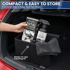 Total Car Interior Cleaner Kit - Interior Car Cleaner, Car Seat Cleaner & Car Cleaning Supplies - Car Screen Cleaner, Interior Car Cleaning kit for Leather, Vinyl, Glass & Plastic & More - 16oz