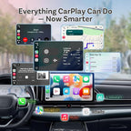 OTTOCAST 2026 Upgrade Mini Cube 3.0, 2-in-1 Wireless CarPlay & Android Auto Adapter, Plug & Play Dongle, Fast Auto-Reconnect, Dual-Band 5Ghz, for Cars with Wired CarPlay & Android Auto