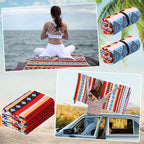 Car Seat Towel Covers Christmas Car Accessories Gifts Athletic Running Towel Performance Microfiber Post Workout Sweat Washable Cover Non Slip for Seat Outdoor Sport(Tribal)
