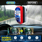 Car Windshield Water Repellent & Anti-Fog Treatment - Quick Interior & Exterior Glass Coating Kit, Rain Repellent Spray for Windows, Mirror, Paint Protection - Long-Lasting Visibility, Pack of 2