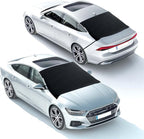 Car Windshield Snow Cover Front and Rear Bundle | Upgraded 600D Oxford Fabric | Water, Heat & Sag-Proof Windshield Snow Cover | Back Window Frost Cover Fits Most Sedans, SUVs & Vans | XX-Large