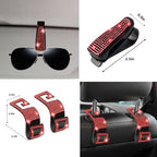 27 PCs Red Bling Car Accessories Set for Women, Steering Wheel Covers Universal Fit 15 Inch, Bling License Plate Frame, Bling Phone Holder, Bling Car Coasters (Red Diamond)