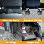 SUV Cargo Liner for Dogs, Waterproof Trunk Cover for SUVs with Bumper Flap Protector, Scratchproof Durable 600D Oxford Fabric, Non-Slip, Machine Washable