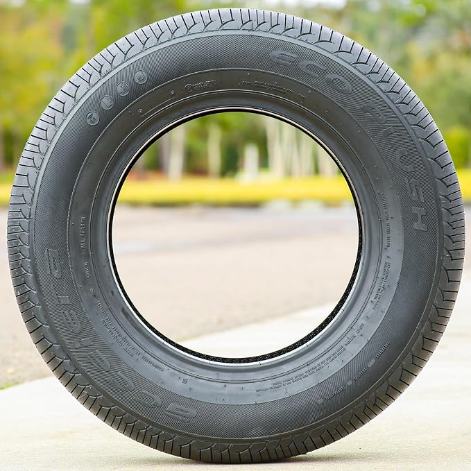 Set of 2 (TWO) Eco Plush All-Season Passenger Car Touring Radial Tires-205/70R15 205/70/15 205/70-15 96H Load Range SL 4-Ply BSW Black Side Wall UTQG 400AA