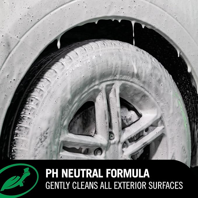 Hybrid Solutions Pure Wash,pH Neutral Extreme Foaming Car Wash Soap,Bucket or Foam Cannon Application,Won't Strip Waxes or Coatings,Clay Bar Lubricant,Spot-Free Clean,64 fl oz,(Pack of 2)