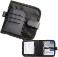Car Visor Organizer and Registration and Insurance Card Holder with Clear Document Pockets and 3 Card Holders - Vehicle Document Holder for Visor, Glove Box or Console