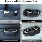 KINIVA Sunglass Clip & Holder, Magnetic Glasses Case for Car Organizer