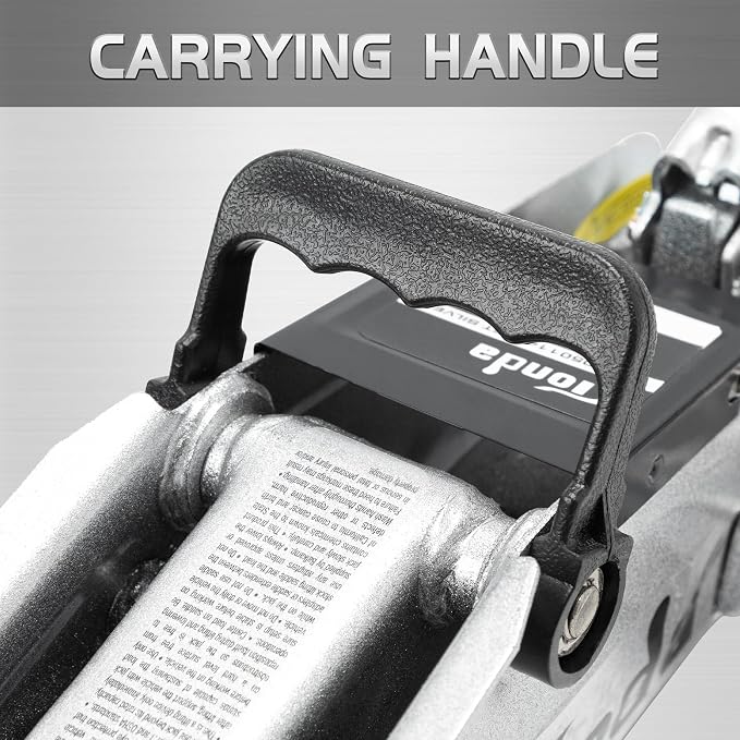 Floor Jack, Hydraulic Portable Car Lift Jack, 1.5 Ton (3,000 lb) Capacity for Sedan and Coupe (Silver)