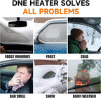 12V 200W Portable Car Heater & Defroster, Fast Heating Car Heaters for Vehicle, 12V Car Heater that Plugs with 360° Rotatable Base Cigarette Lighter Heater