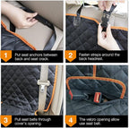 Dog Car Seat Cover for Back Seat of Trucks Ford F150/F250/Chevrolet Silverado/GMC/Ram 1500 Waterproof Truck Back Seat Cover for Kids Without Smell Heavy Duty and Nonslip Bench Seat Protector