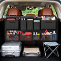 Trunk Organizer for SUV, Car Organizer with 10 Pockets Large Capacity & 3 Adjustable Straps for Easy Installation, Hanging Car Storage Universal Fit for Sedans, SUVs, MPVs, Trucks, 43.3 x 18.9in